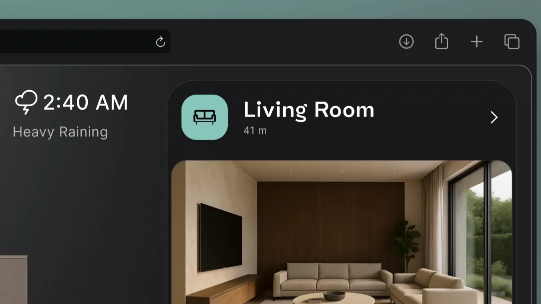 Smart Living Dashboard